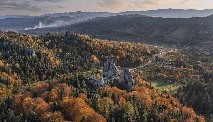 Сколівські Бескиди село Урич.