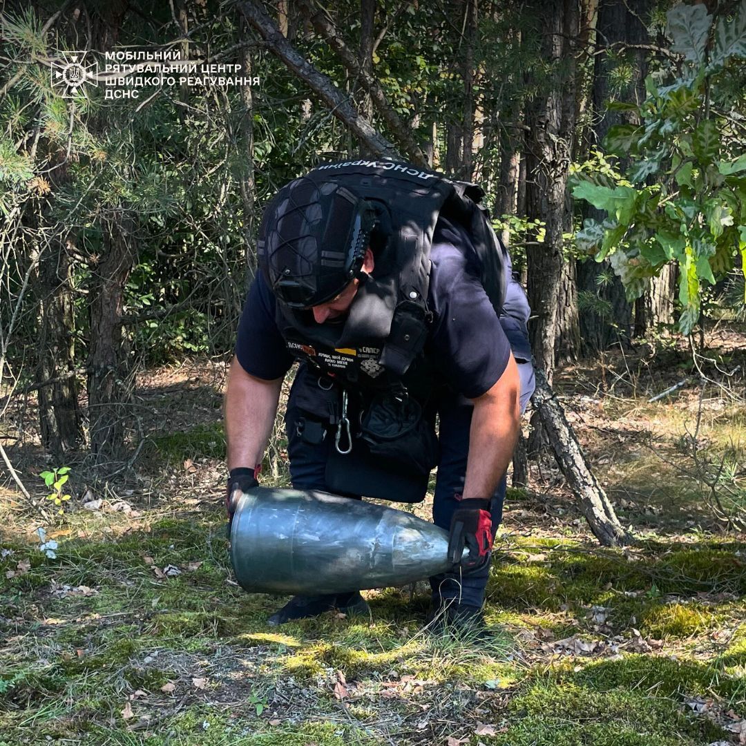 На Київщині сапери знайшли бойову частину російського дрона-камікадзе. Подробиці і фото