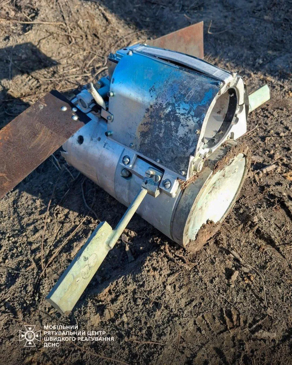 На Київщині у лісосмузі виявили бойовий елемент російської касетної бомби. Фото 