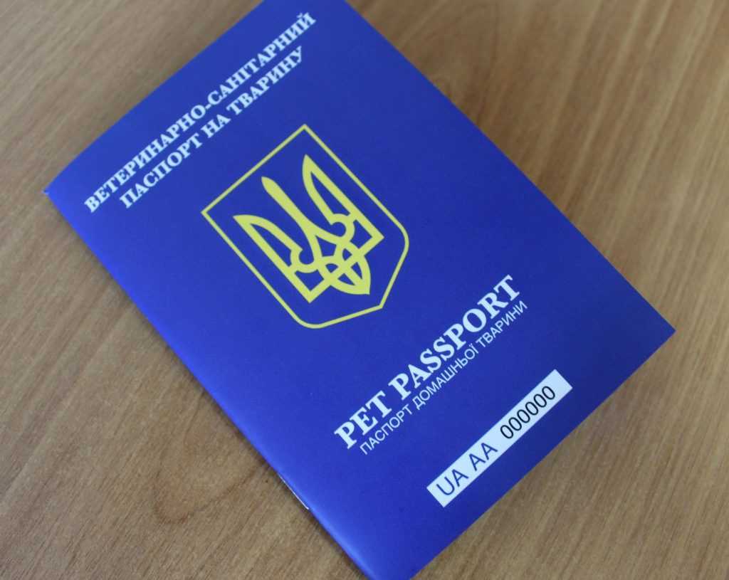 ветеринарный паспорт